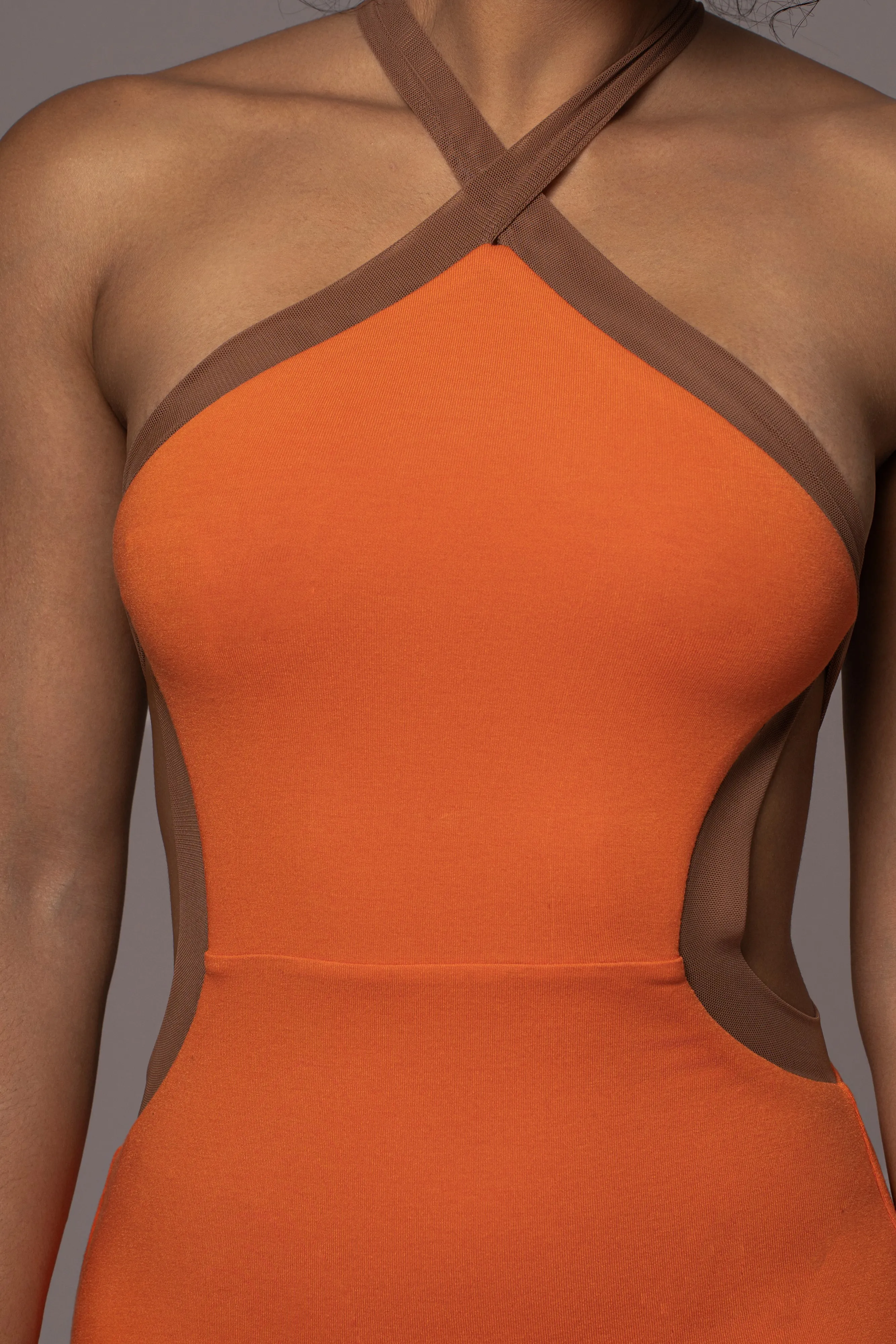 Orange Nights In Milan Maxi Dress sold by JLUXLABEL product image thumbnail 4