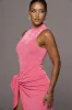 Fuchsia Aubree Midi Dress sold by JLUXLABEL