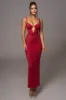 Red Enchantment Bustier Maxi Dress sold by JLUXLABEL