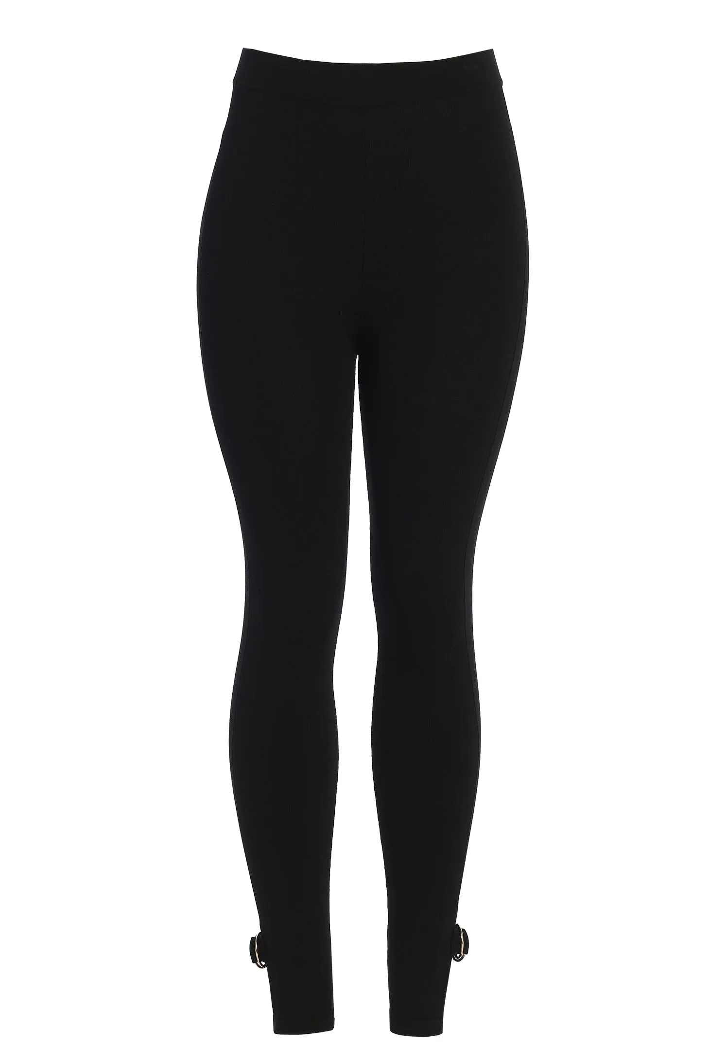 Black Marcie Knit Leggings sold by JLUXLABEL product image thumbnail 3