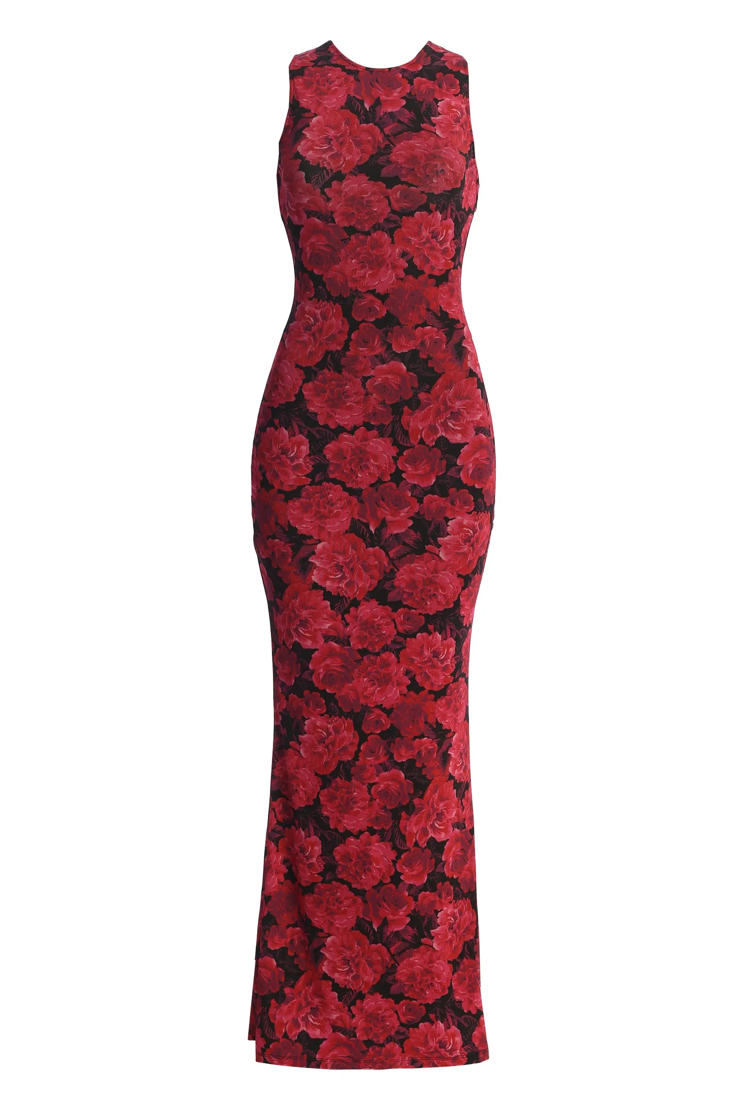 Pink Floral Front And Center Maxi Dress sold by JLUXLABEL product image thumbnail 2