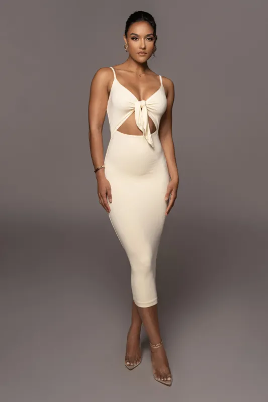 Buttercream Soulmate Cut Out Dress sold by JLUXLABEL
