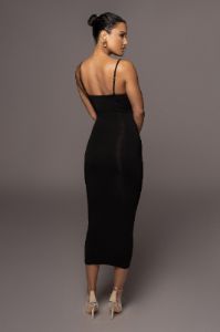 Black Soulmate Cut Out Dress sold by JLUXLABEL