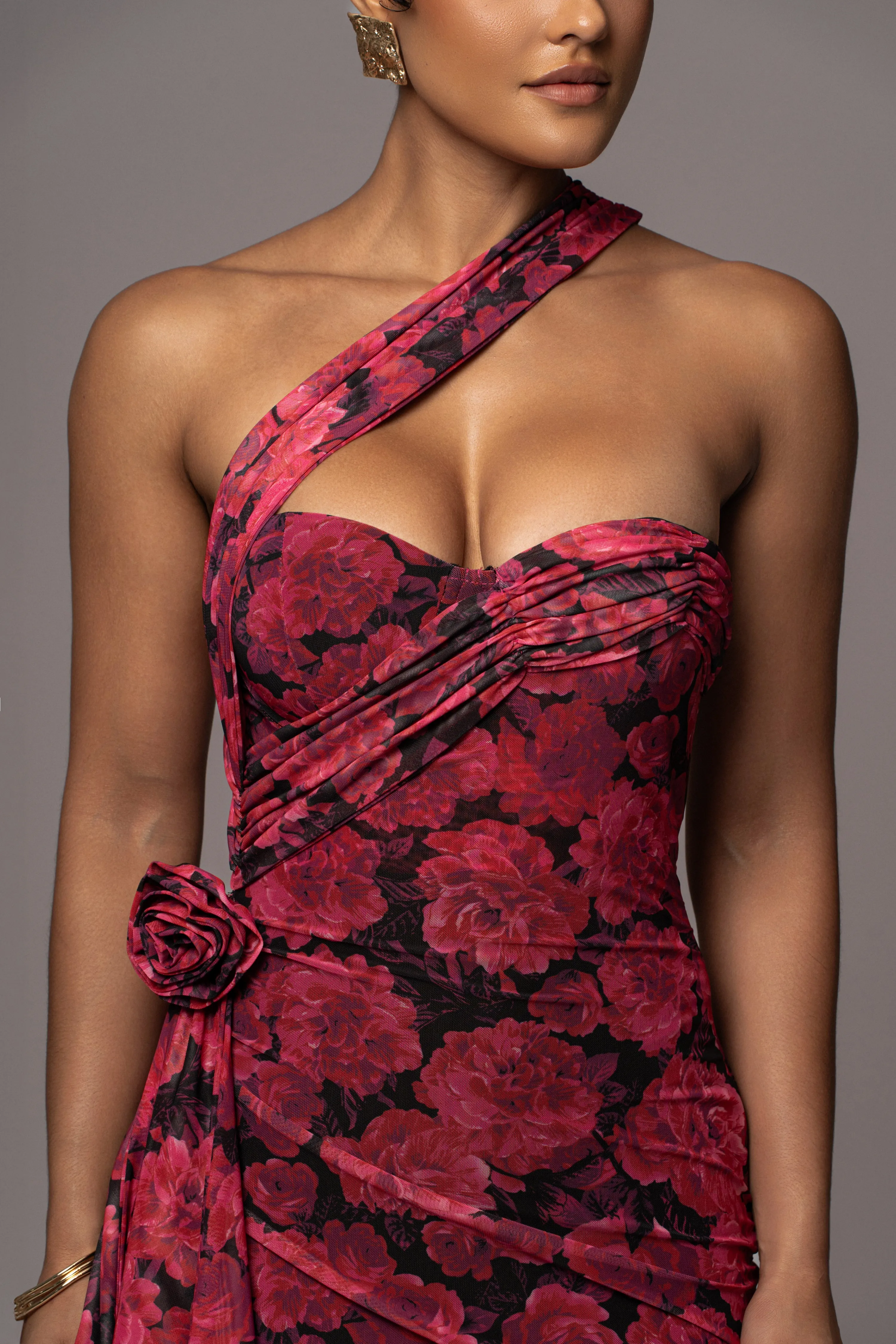 pink floral villa rosa maxi dress Pink Floral Villa Rosa Maxi Dress