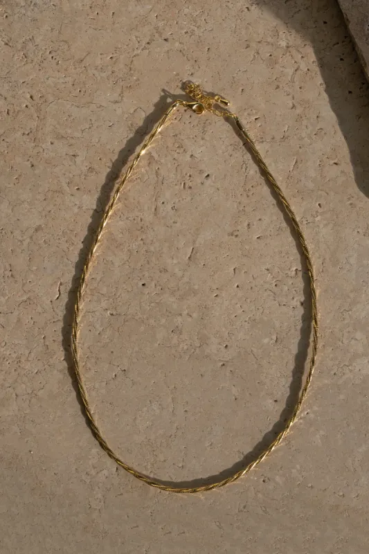 Gold Jessa Necklace sold by JLUXLABEL