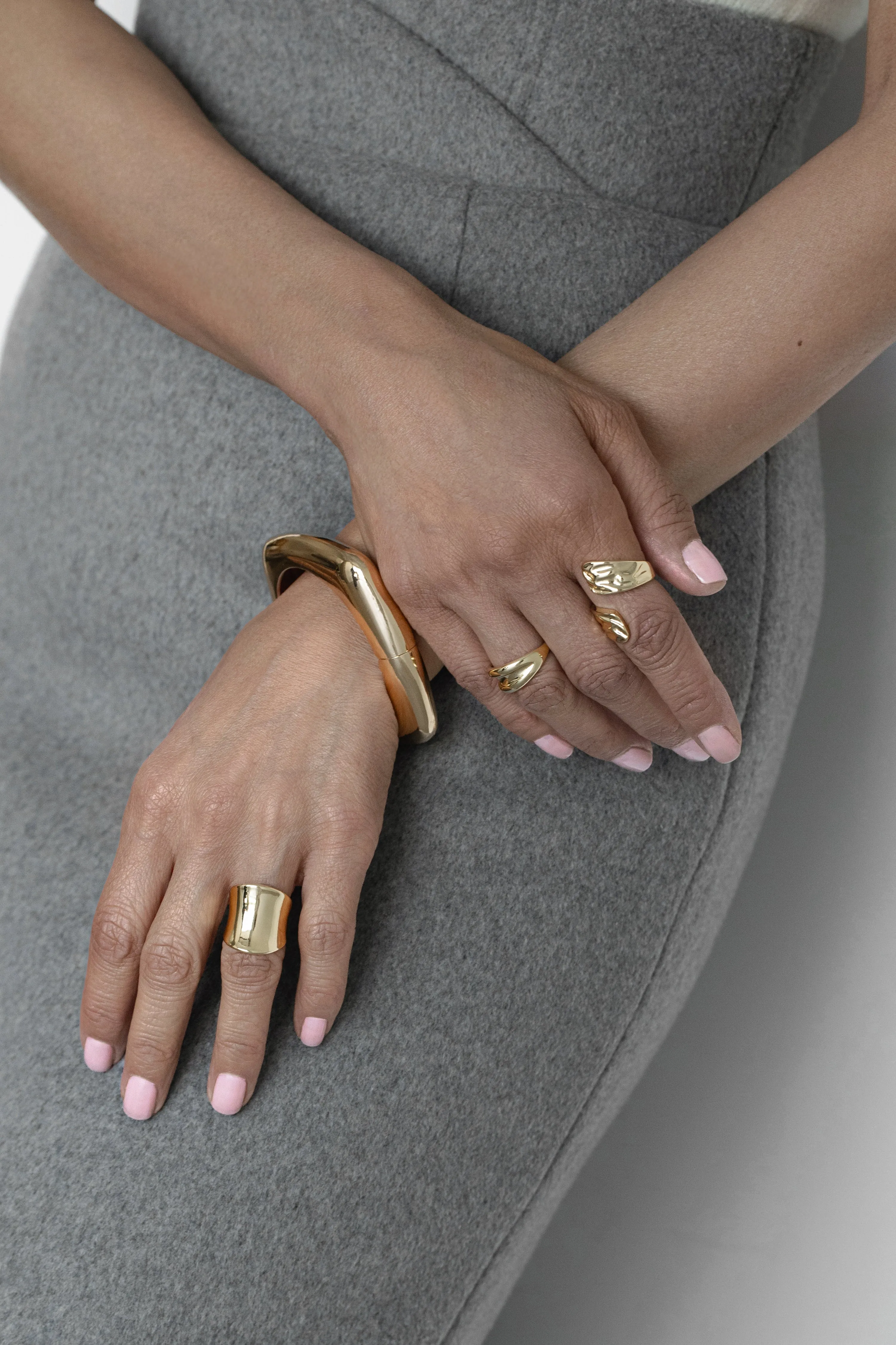 Gold Alana Ring Set sold by JLUXLABEL