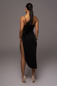 Black High Standards Maxi Dress sold by JLUXLABEL
