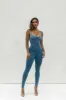 Medium Wash Orion Denim Bustier Bodysuit sold by JLUXLABEL