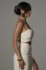 Natural Sunrise Linen Bustier sold by JLUXLABEL