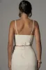 Natural Sunrise Linen Bustier sold by JLUXLABEL
