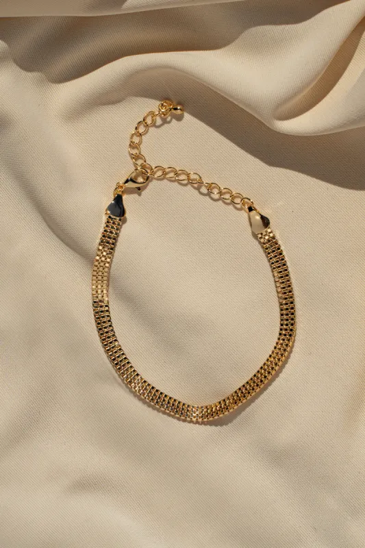 Gold Tori Chain Bracelet made by JLUXLABEL