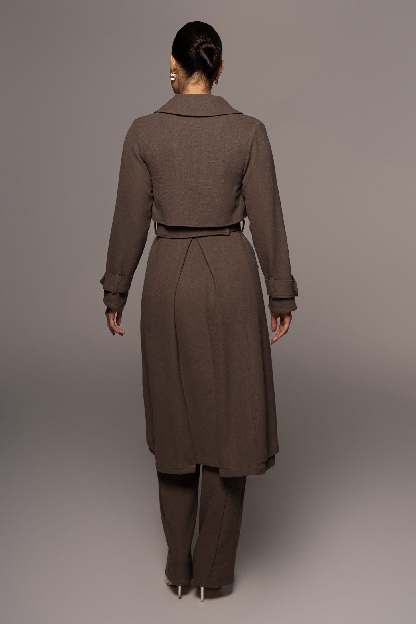 Chocolate Self Made Coat sold by JLUXLABEL product image thumbnail 10