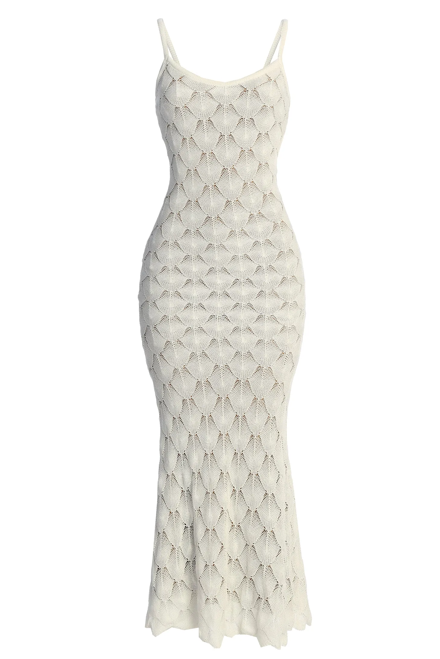 Ivory Gabriela Knit Maxi Dress sold by JLUXLABEL product image thumbnail 2