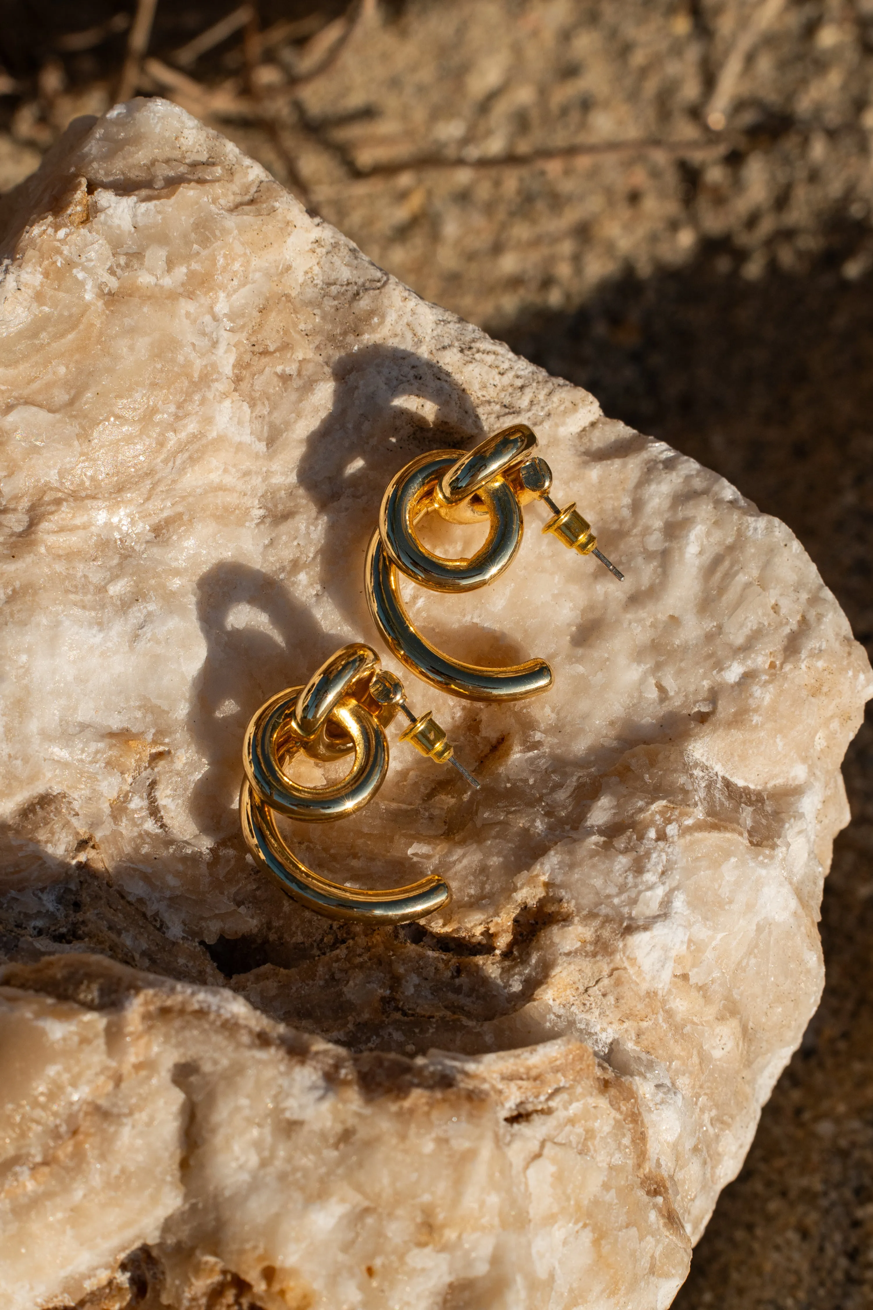 Gold Vira Earrings sold by JLUXLABEL product image thumbnail 2