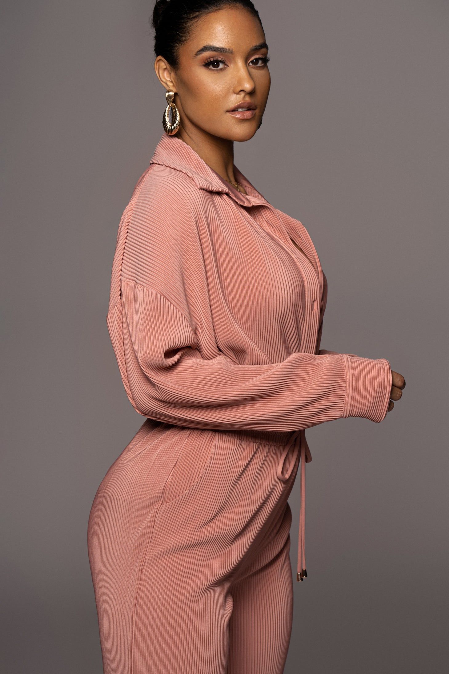 Mauve Dina Button Down Top sold by JLUXLABEL product image thumbnail 8