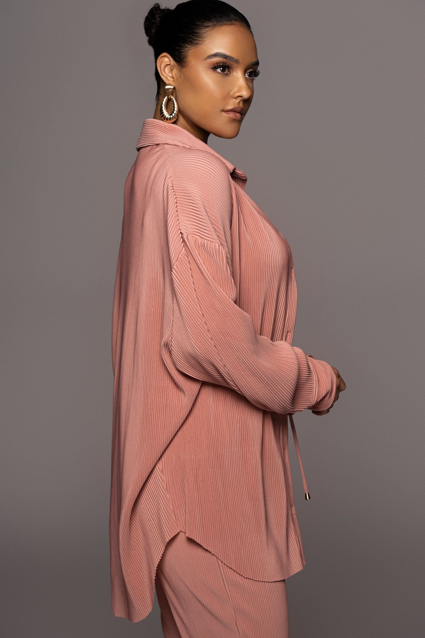 Mauve Dina Button Down Top sold by JLUXLABEL product image thumbnail 9