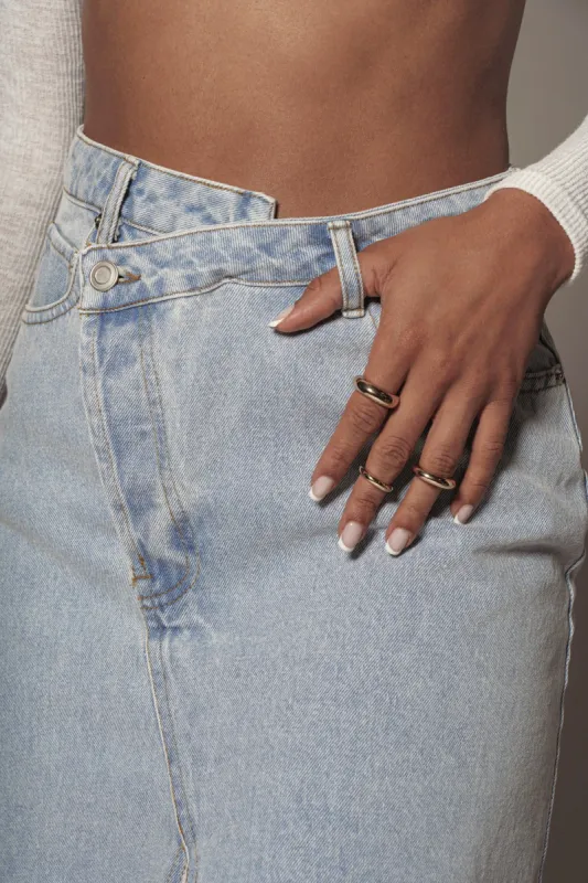 Gold Nissa Ring Set sold by JLUXLABEL