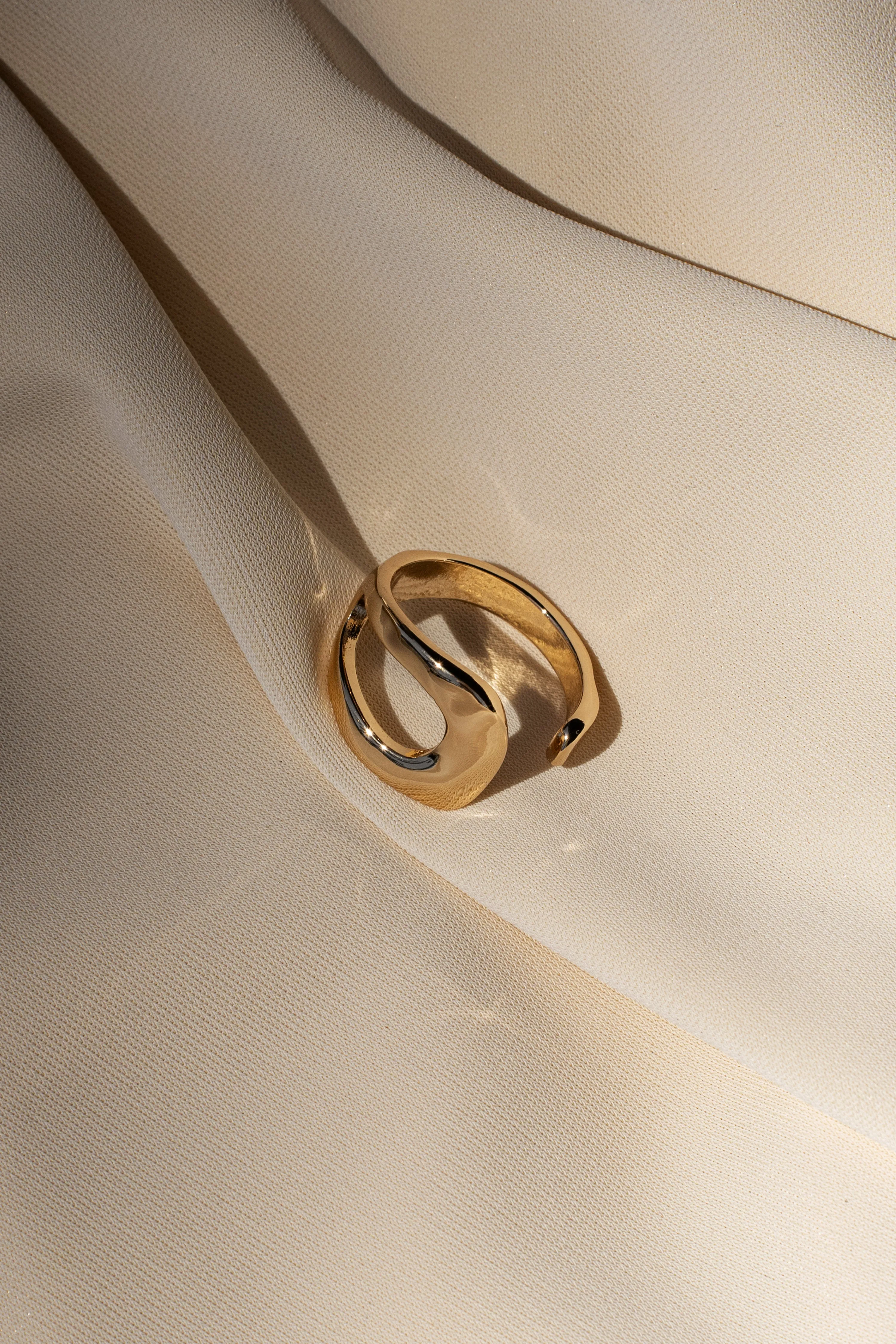 Gold Icon Open Ring sold by JLUXLABEL