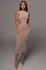 Beige Til Sunrise Midi Dress sold by JLUXLABEL