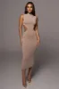 Beige Til Sunrise Midi Dress sold by JLUXLABEL