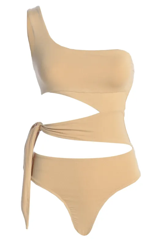 Tan Pull Me Closer Bodysuit sold by JLUXLABEL