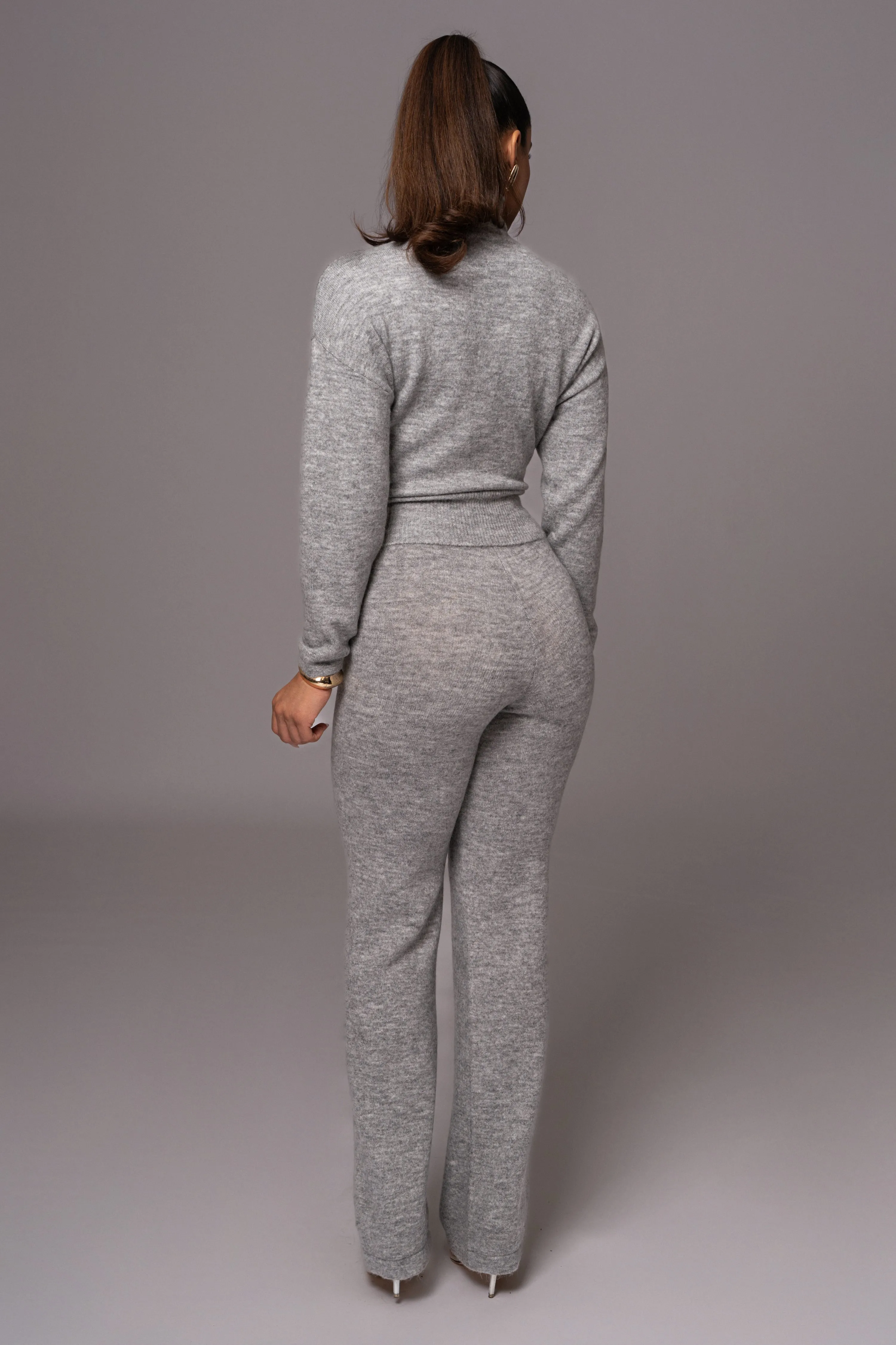 Grey Ivy Sweater Knit Pant Set sold by JLUXLABEL product image thumbnail 5