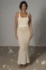 Ivory Sea Depths Maxi Skirt sold by JLUXLABEL