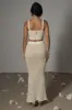 Ivory Sea Depths Maxi Skirt sold by JLUXLABEL