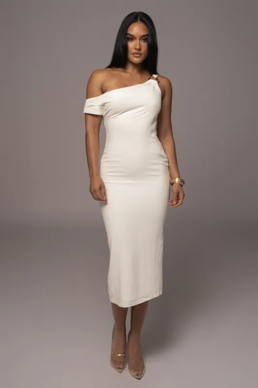 Ivory Escape Linen Dress sold by JLUXLABEL