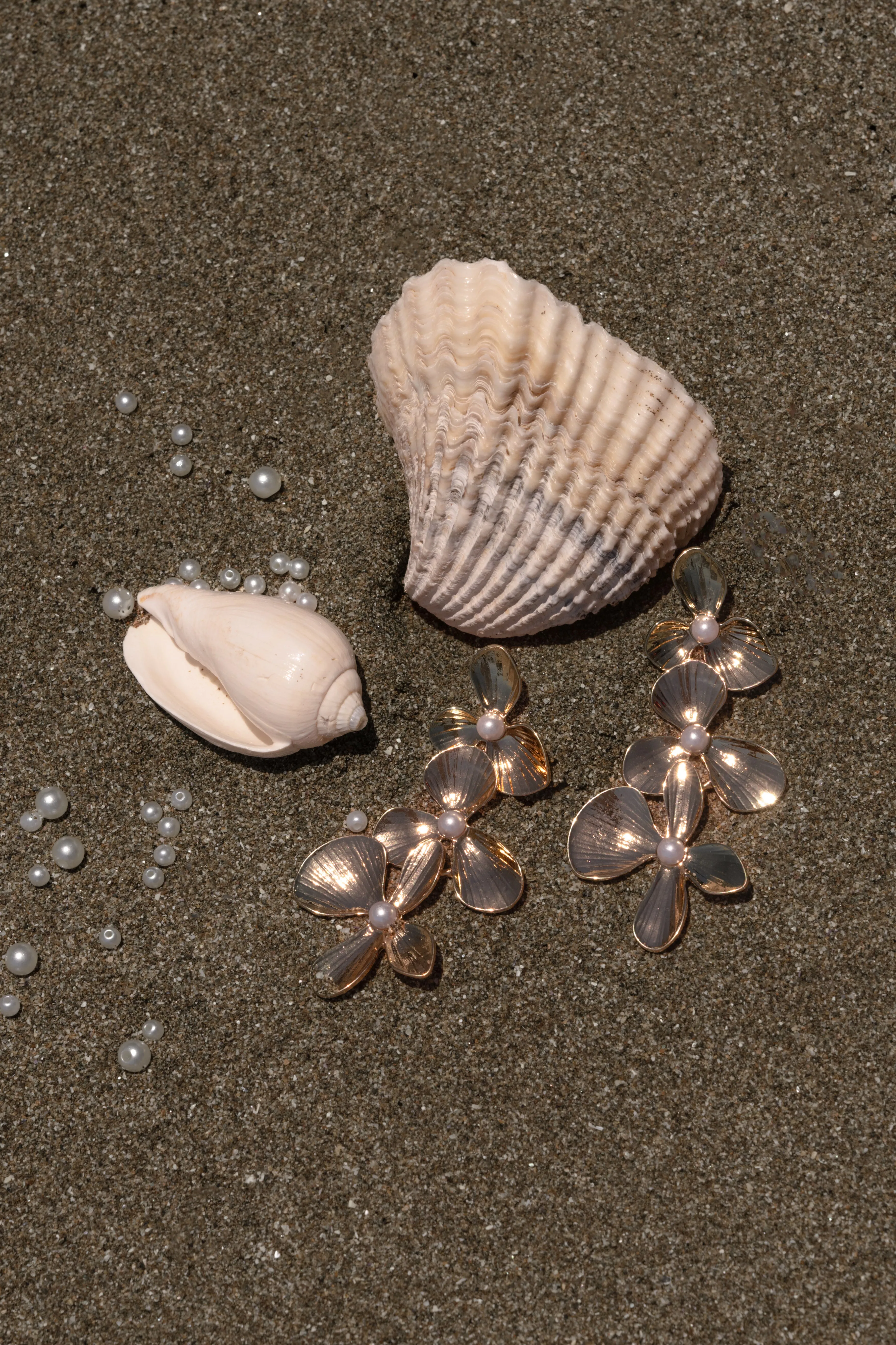 Gold Neptune Earrings sold by JLUXLABEL product image thumbnail 3