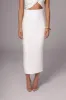 Ivory Coastland Linen Skirt sold by JLUXLABEL