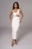 Ivory Coastland Linen Skirt sold by JLUXLABEL