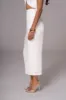 Ivory Coastland Linen Skirt sold by JLUXLABEL
