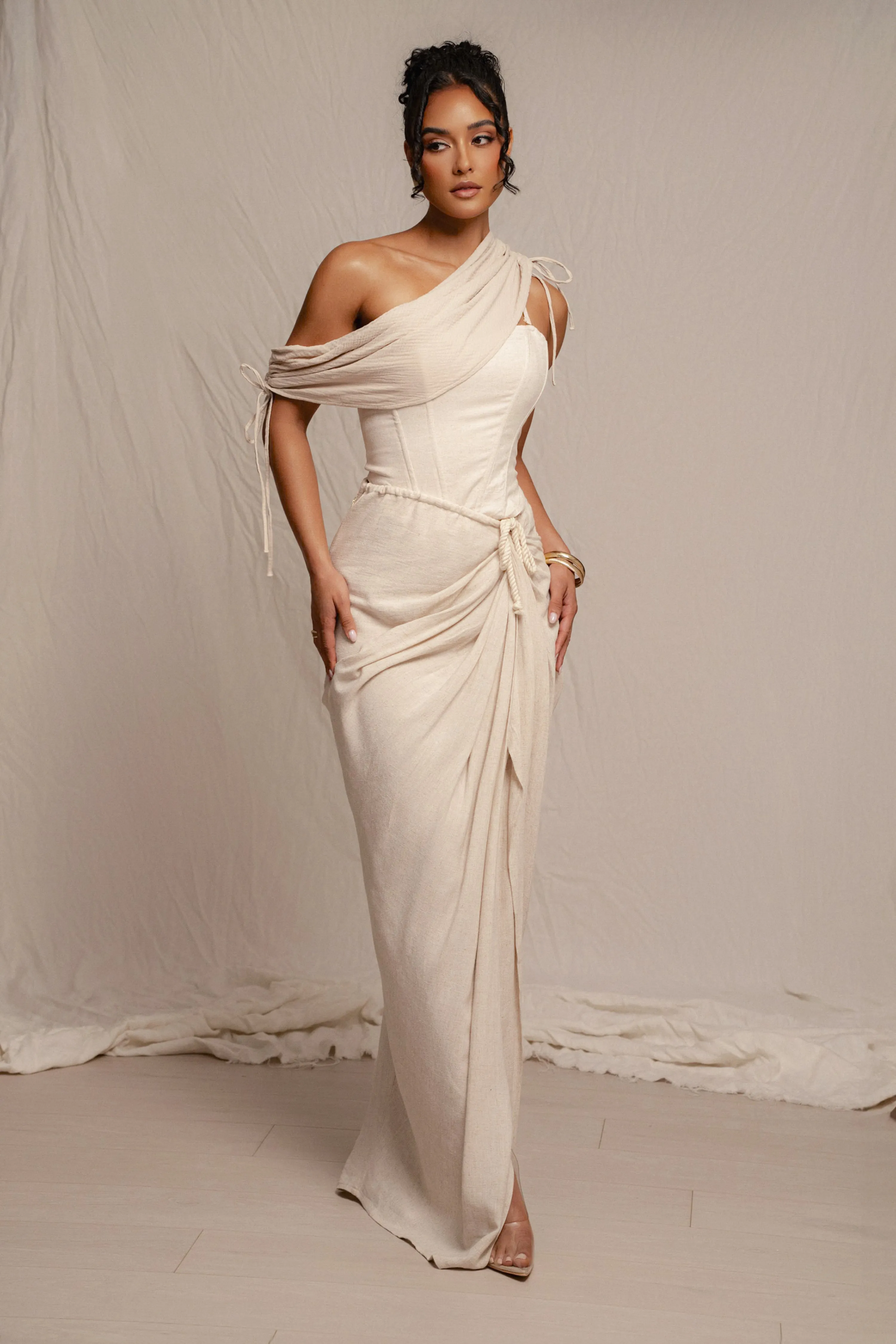 [RECTO] / ☆ 24FW ZINNIA SLIT DETAIL FLOWING SKIRT / IVORY RECTO - Official Website