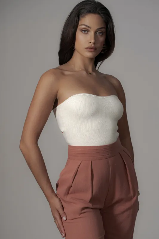 Ivory Tropic Oasis Top sold by JLUXLABEL