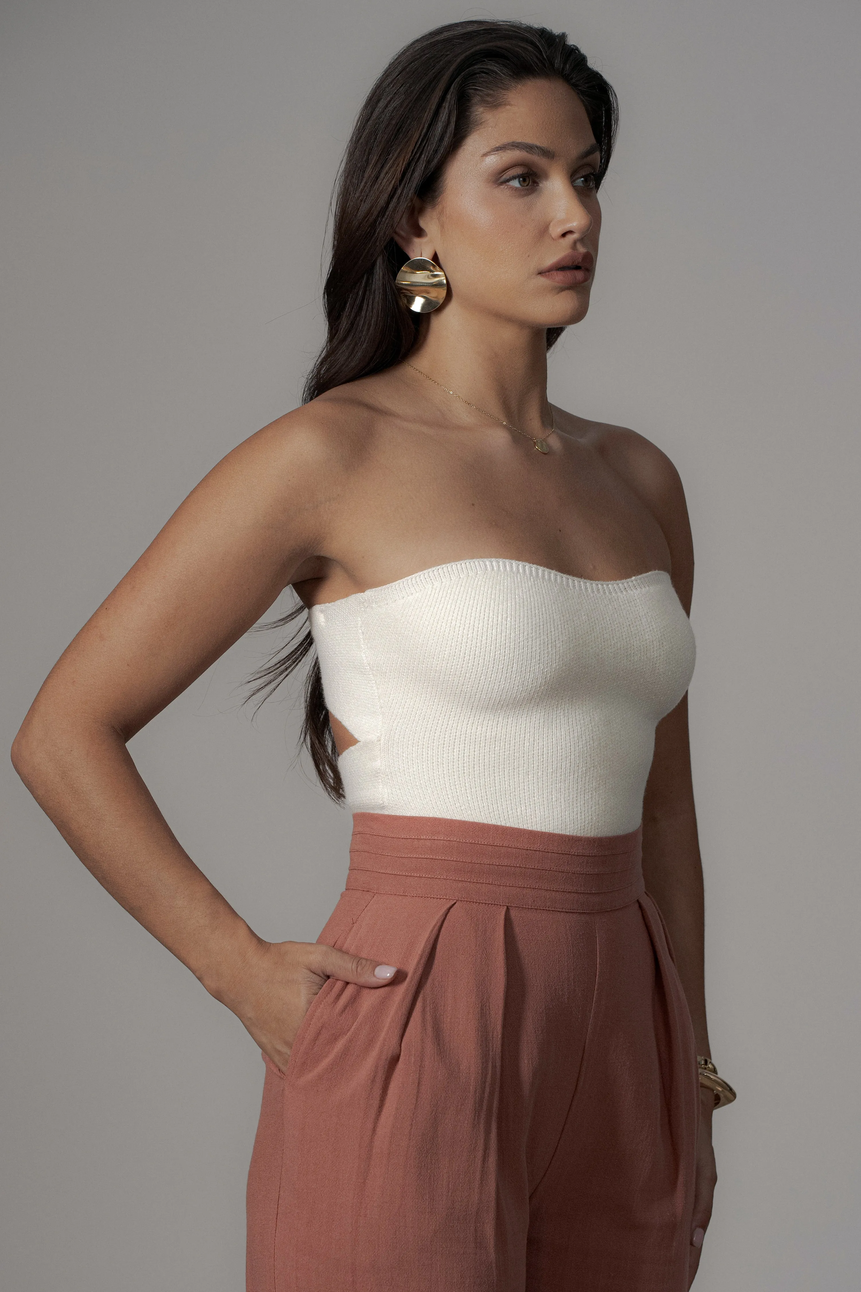 Ivory Tropic Oasis Top sold by JLUXLABEL product image thumbnail 5