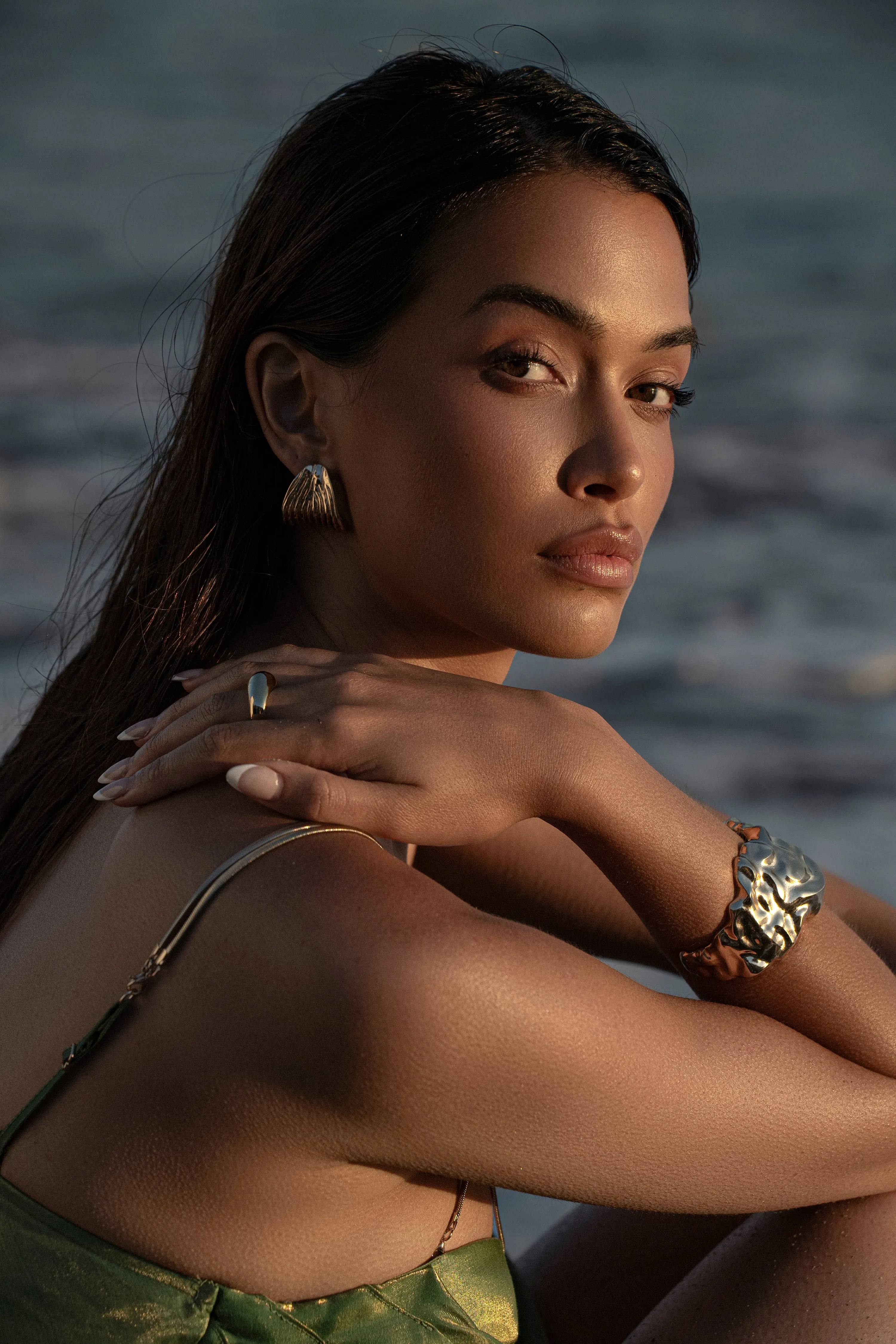 Gold Shiloh Cuff Bracelet sold by JLUXLABEL