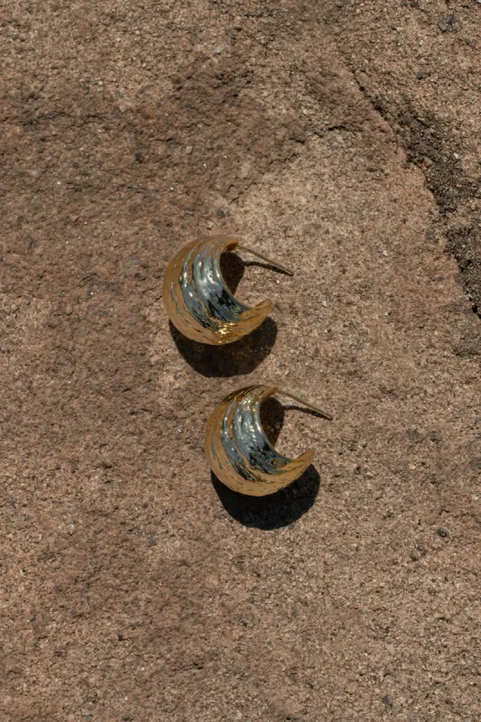 Gold Cait Earrings sold by JLUXLABEL