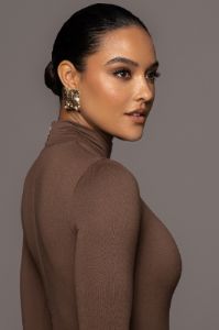 Jluxbasix Chocolate Raisa Jumpsuit sold by JLUXLABEL