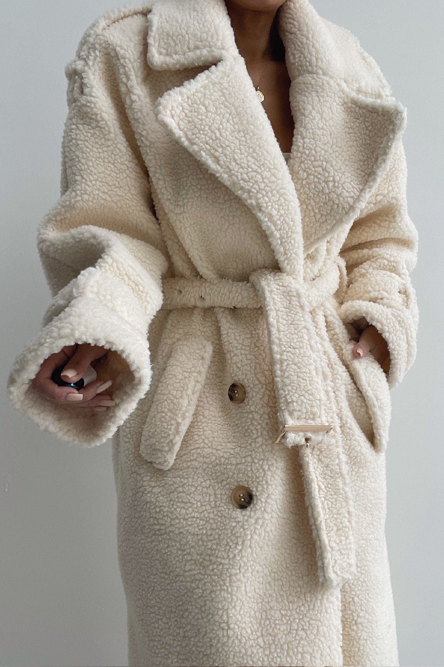 Ivory Roxanna Coat Parallel