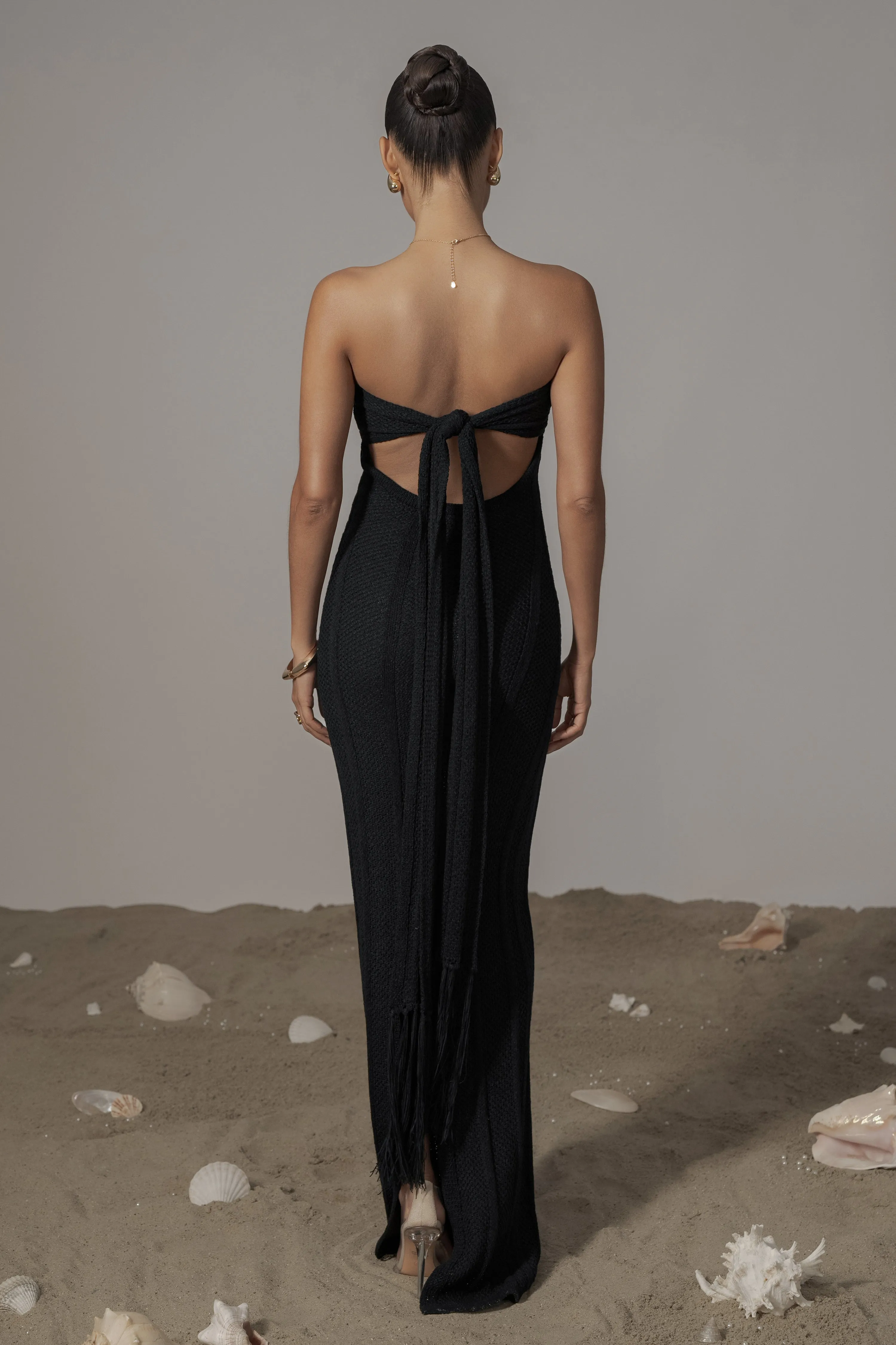 Black Blanca Strapless Maxi Dress sold by JLUXLABEL product image thumbnail 2