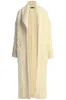 Ivory Upstate Cable Knit Cardigan sold by JLUXLABEL