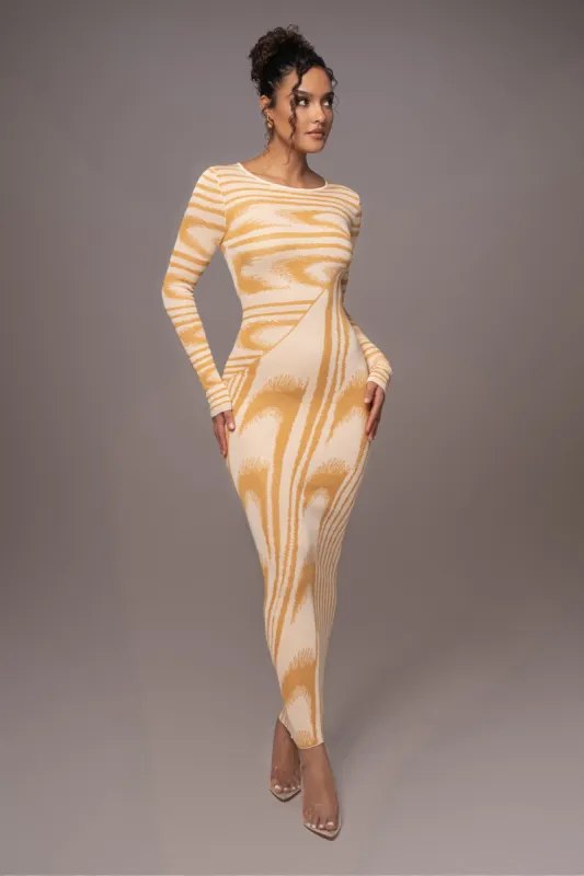 Yellow Larisa Maxi Dress sold by JLUXLABEL