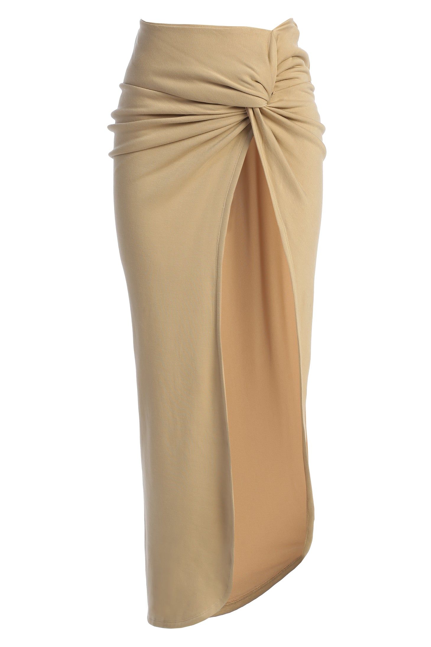 Beige Take You There Maxi Skirt sold by JLUXLABEL product image thumbnail 4