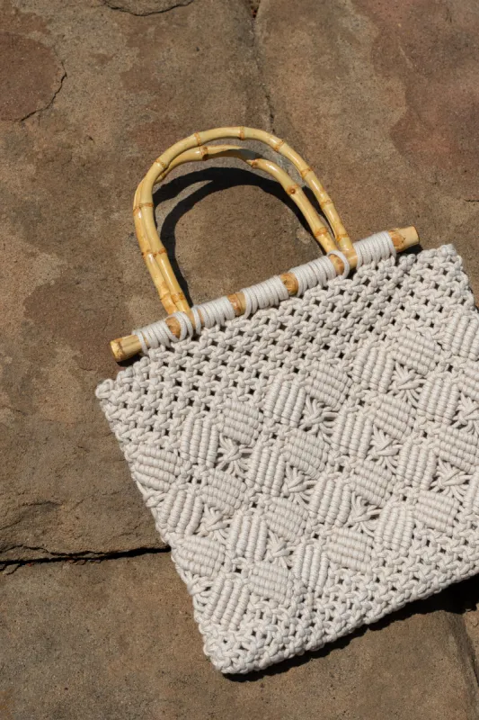 Beige Costa Bonita Handbag sold by JLUXLABEL