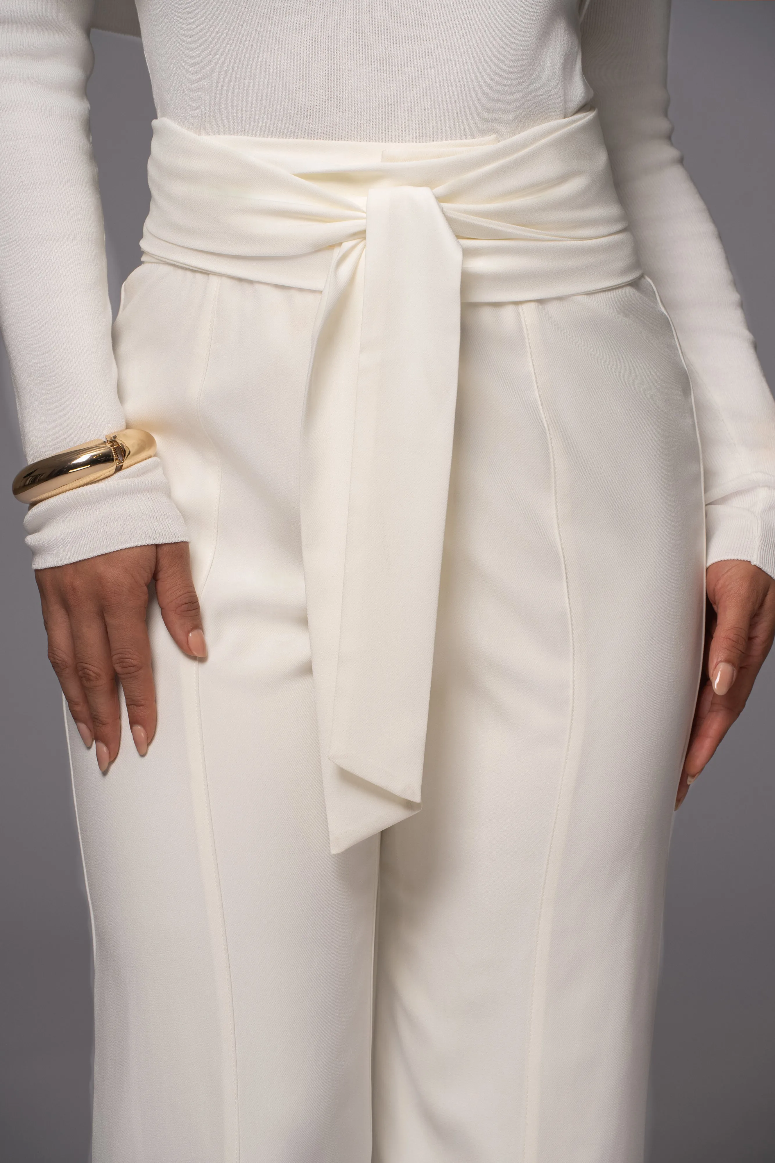 Ivory Safiya Wide Leg Pants sold by JLUXLABEL product image thumbnail 2