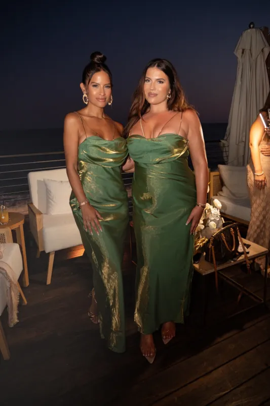 Green Iridescent Visions Of You Dress sold by JLUXLABEL