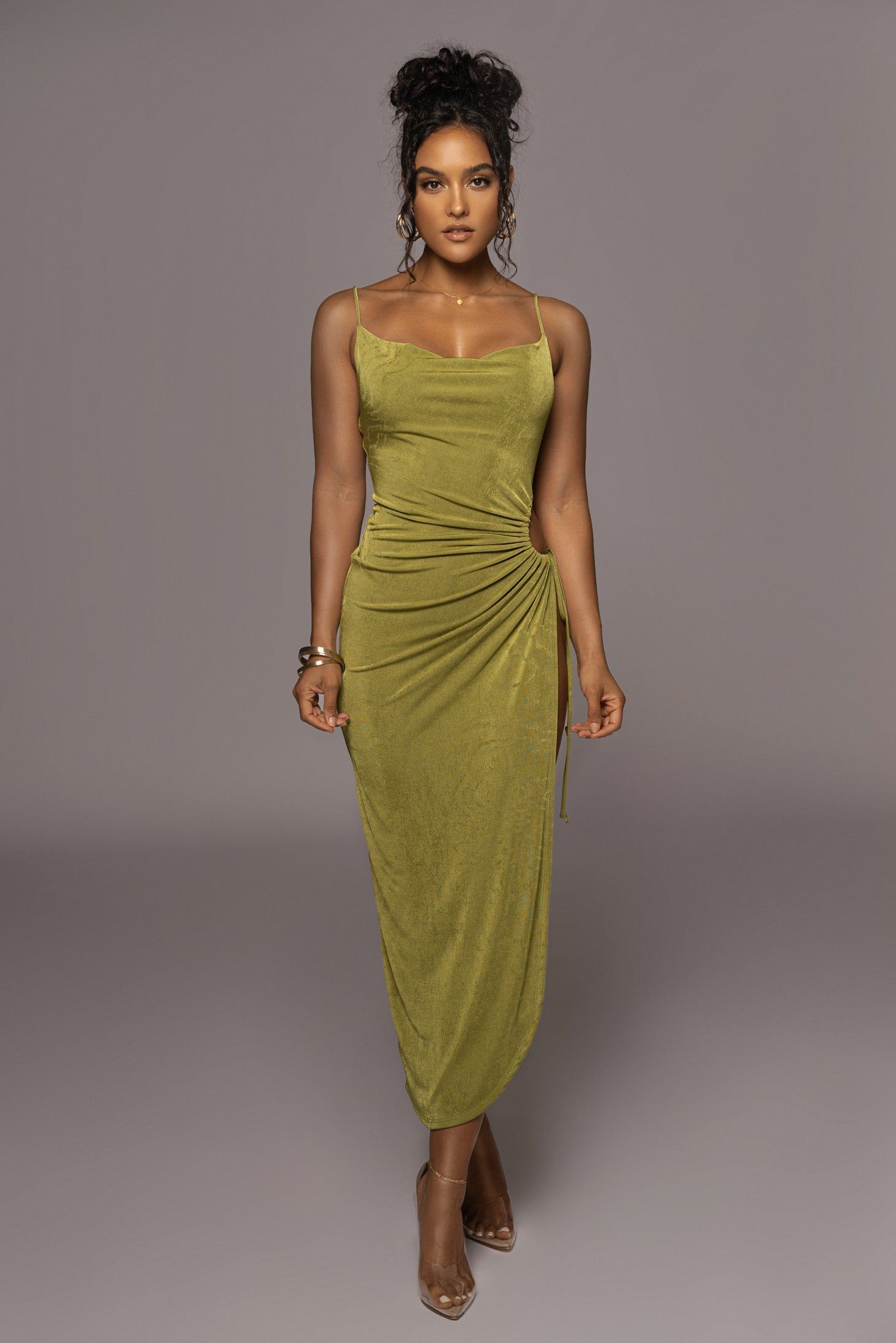 Pistachio High Standards Maxi Dress sold by JLUXLABEL product image thumbnail 4