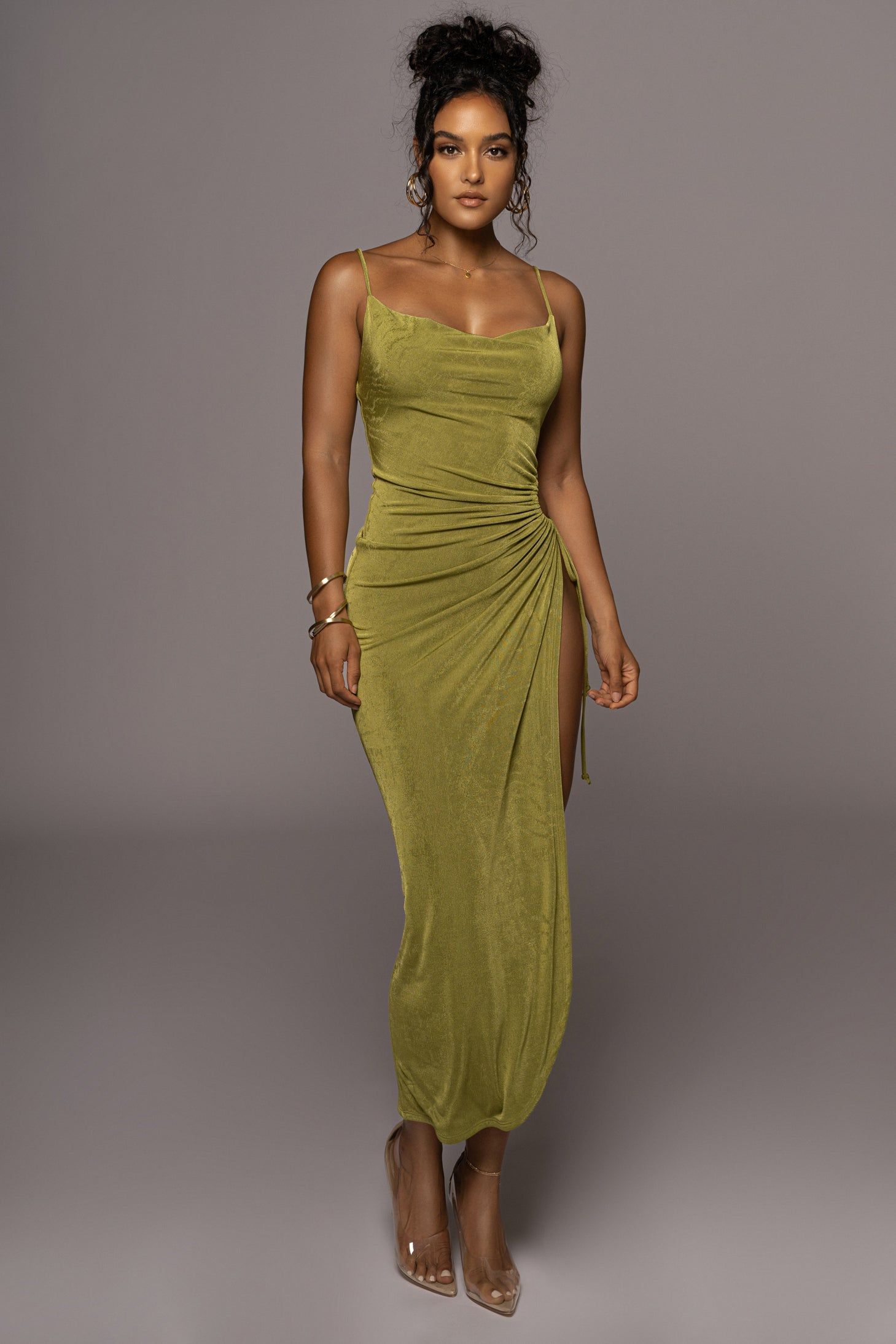 Pistachio High Standards Maxi Dress sold by JLUXLABEL