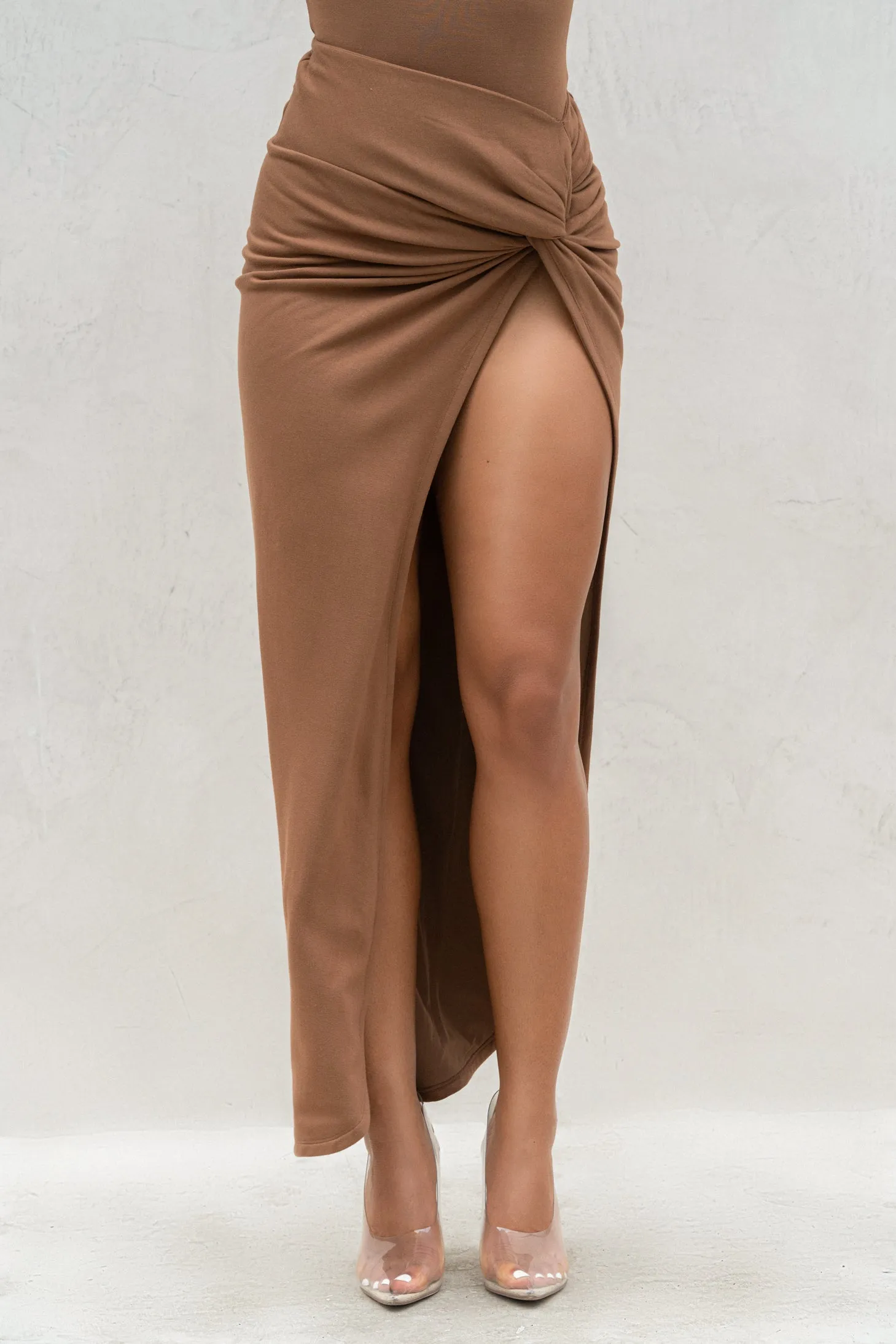 Chocolate Take You There Maxi Skirt sold by JLUXLABEL product image thumbnail 2